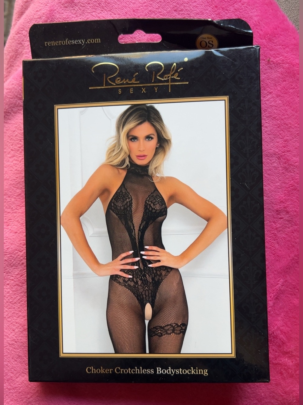 NEW | Sexy Black Choker Crotchless Bodystocking Bodysuit Lingerie Women’s